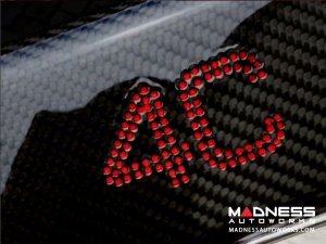 Alfa Romeo 4C Carbon Fiber Door Panels - w/ Red 4C Logo